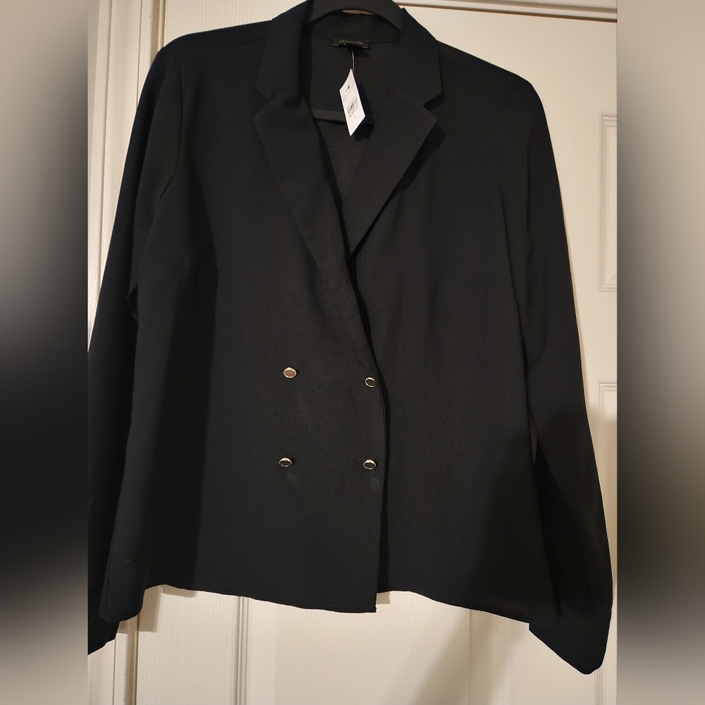 Ann Taylor Double-breasted blouse size S